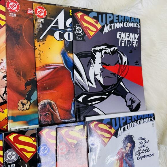 Superman Action Comics 792-798 800-813 Lot - Picture 4 of 7